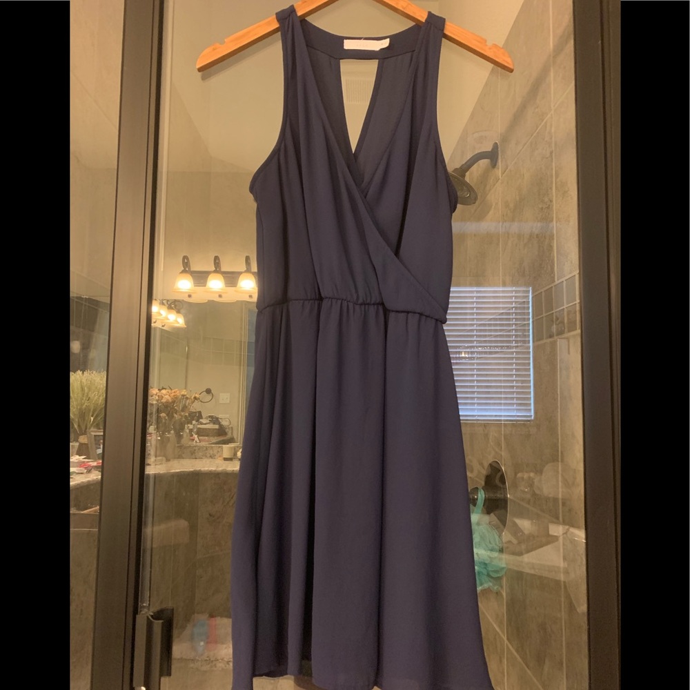 Navy lush dress